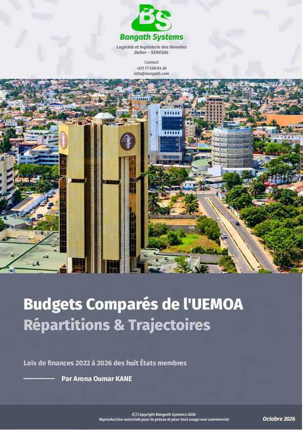Couverture - Budgets Comparés UEMOA