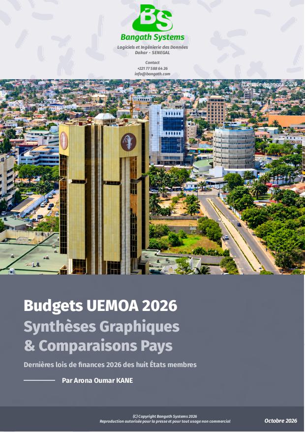 Couverture - Budgets UEMOA - Synthèses et Comparaisons Pays